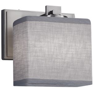 Textile 1 Light 7 inch Brushed Nickel ADA Wall Sconce Wall Light, Era Family, Choices