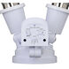 Outdoor Security LED 6.25 inch White Outdoor Security