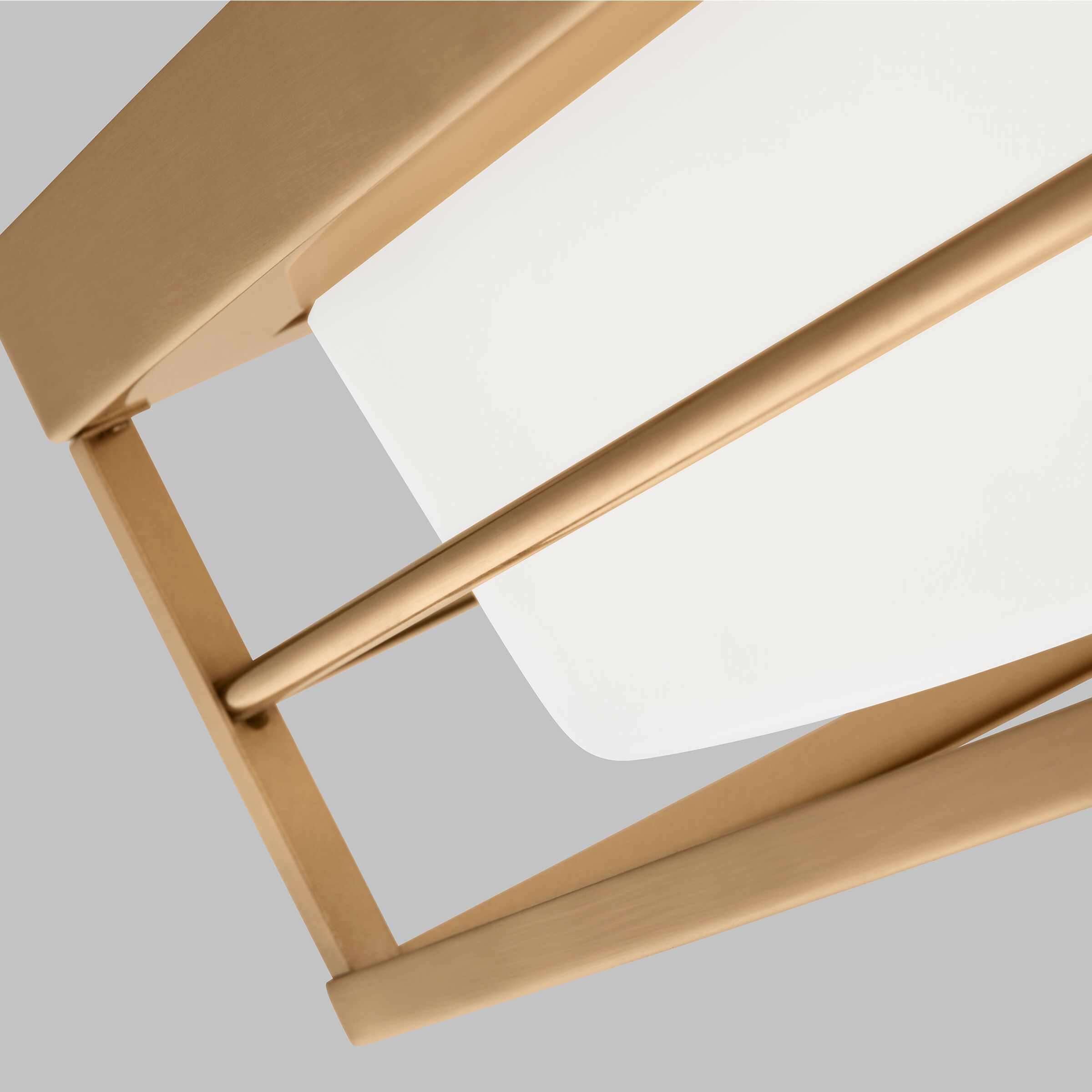 Dearborn LED 12 inch Satin Brass Ceiling Flush Mount Ceiling Light