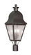Amwell 3 Light 28 inch Bronze Outdoor Post Top Lantern