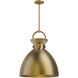 Alora Mood Waldo 1 Light 18 inch Aged Gold Pendant Ceiling Light