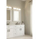 High Rise LED 30.25 inch Dark Matte Black Bath Bar Wall Light