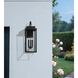 Hillside 3 Light 25.5 inch Textured Black Exterior Wall Sconce