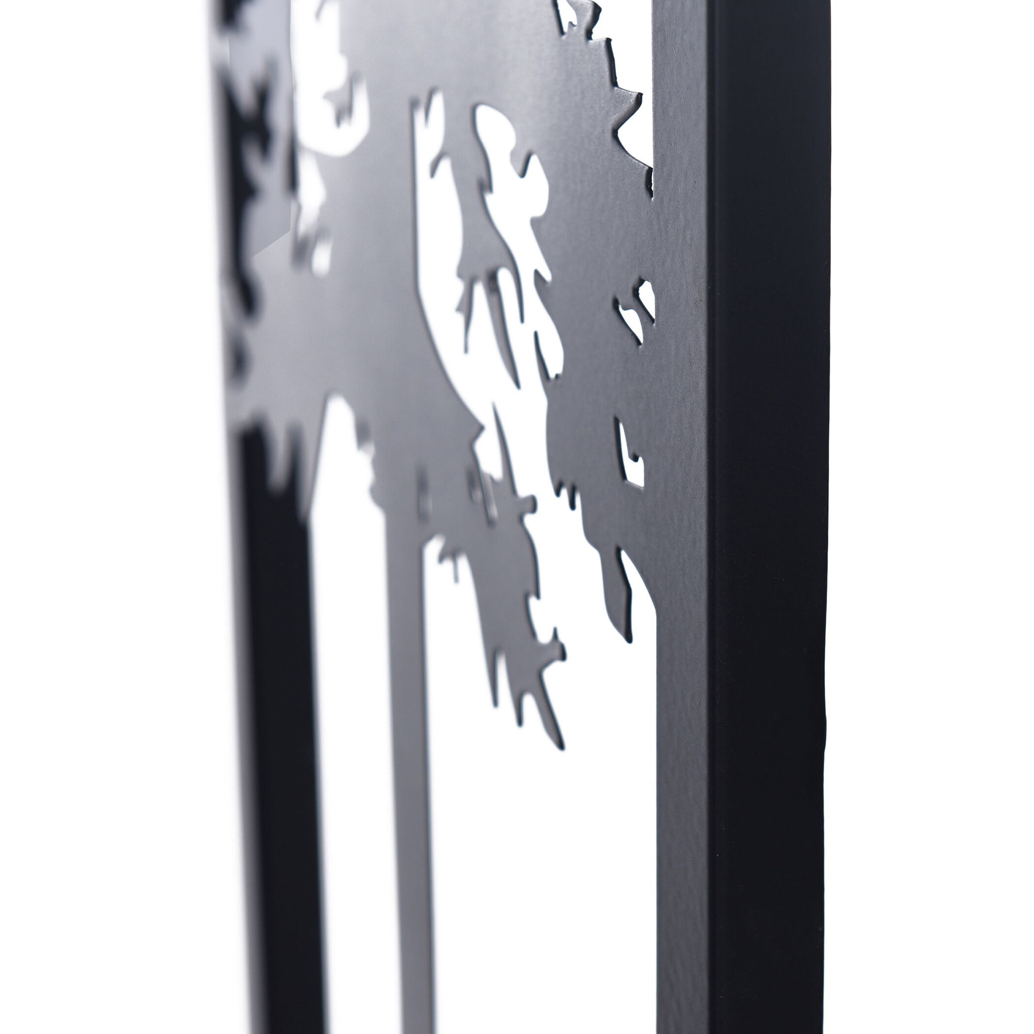 Cypress I Matte Black-Laser Cut Wall Art