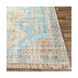 Zainab 48 X 27 inch Sky Blue/Burnt Orange/Lime/Navy/Dark Green/White Rugs