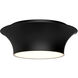 Alora Mood Emiko 2 Light 13 inch Matte Black Flush Mount Ceiling Light