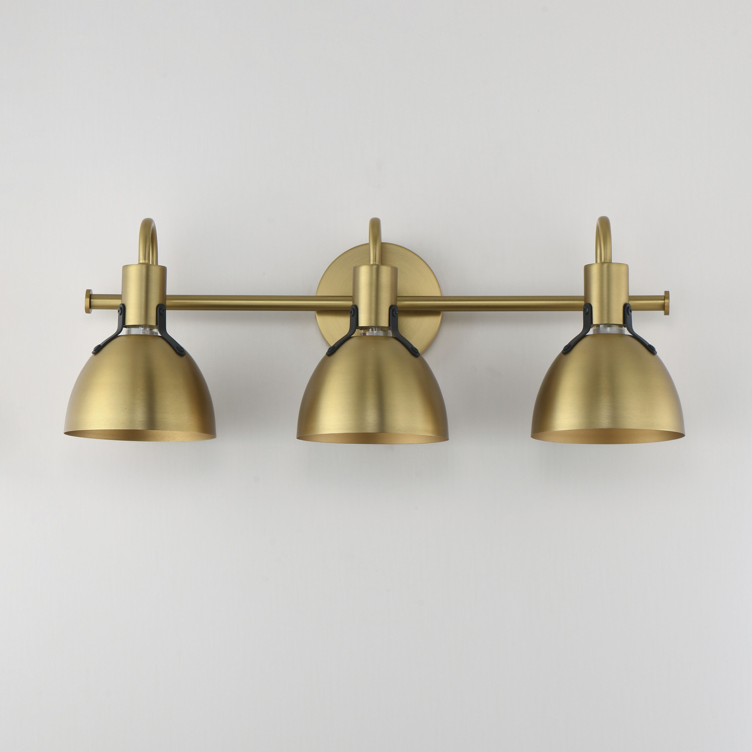 Dusk 3 Light 24 inch Satin Brass Bath Vanity Wall Light