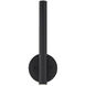 Forest LED 4.75 inch Matte Black Wall Sconce Wall Light in Matt black Steel