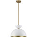 Corbell 3 Light 14 inch Matte White Pendant Ceiling Light