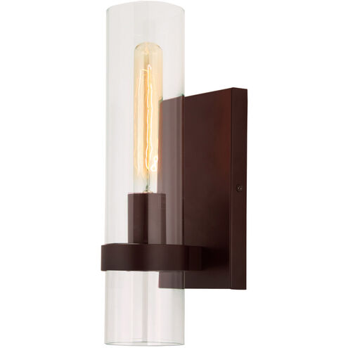 Highland 1 Light 5 inch Oil Rubbed Bronze Bathroom Wall Sconce Wall Light