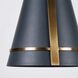 Brasserie 1 Light 12.5 inch Blackened Zinc and Heritage Bronze Mini Pendant Ceiling Light