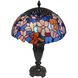 Florieta 24 inch 75.00 watt Antique Bronze Tiffany Table Lamp Portable Light
