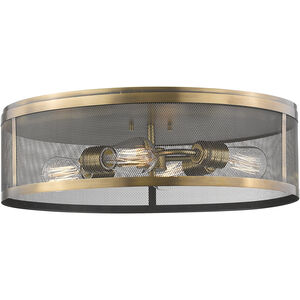Meshsmith 4 Light 21.13 inch Flush Mount