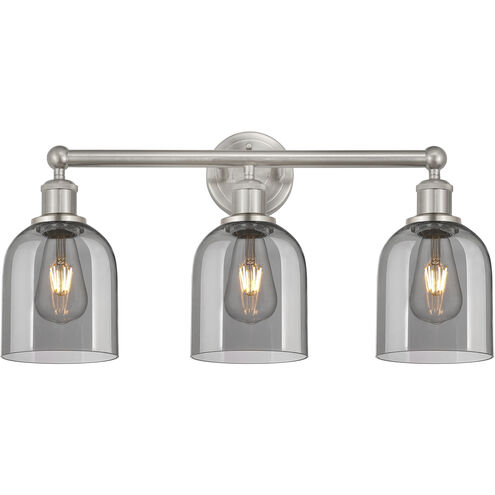 Edison Bella 3 Light 23.5 inch Brushed Satin Nickel Bath Vanity Light Wall Light