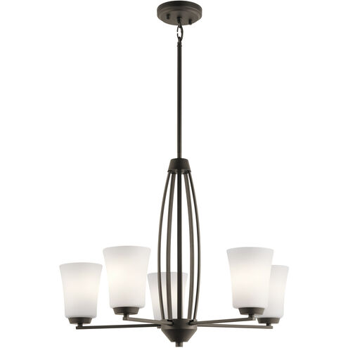 Tao 5 Light 25 inch Olde Bronze Chandelier 1 Tier Medium Ceiling Light, Medium