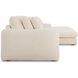 Berga White Sectional, Right