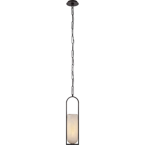 Kelly Wearstler Melange LED 6.25 inch Bronze Elongated Pendant Ceiling Light, Small