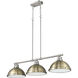 Yep Duncan Island Light Ceiling Light in Pewter, Aged Brass
