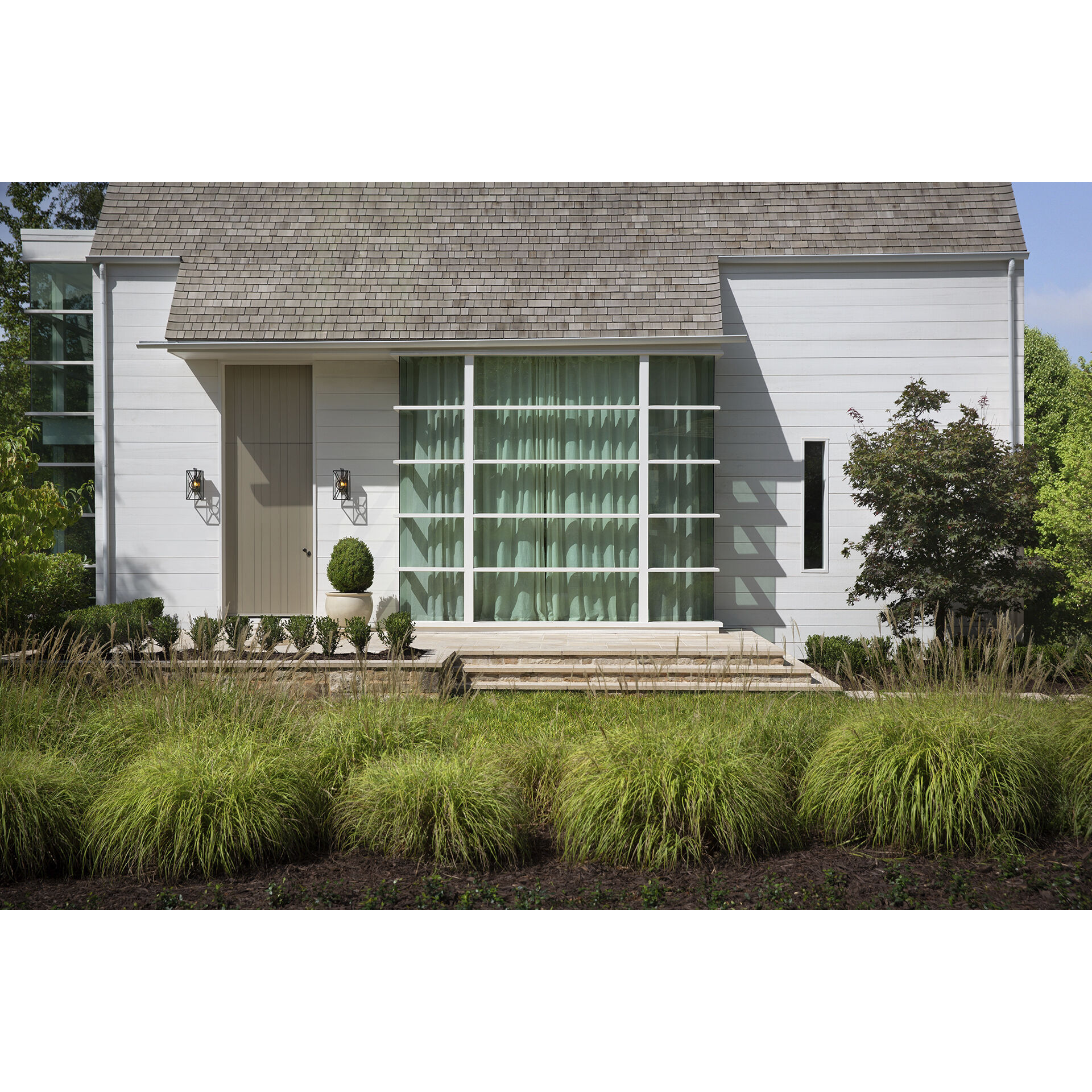 Coastal Elements Brixton Outdoor Wall Mount Lantern in Burnished Bronze, Small