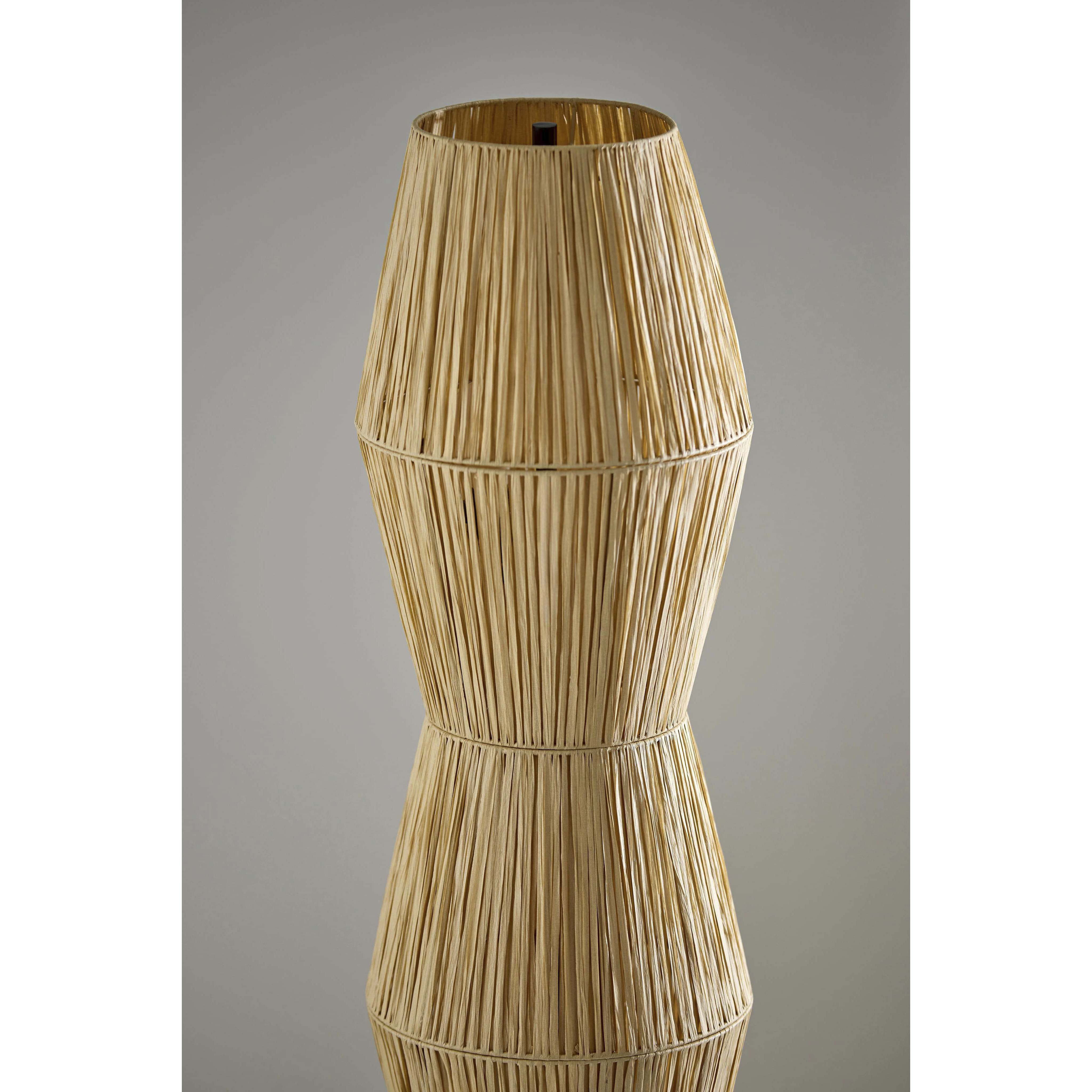 Renata 65.5 inch 40.00 watt Paper Raffia Floor Lantern Portable Light
