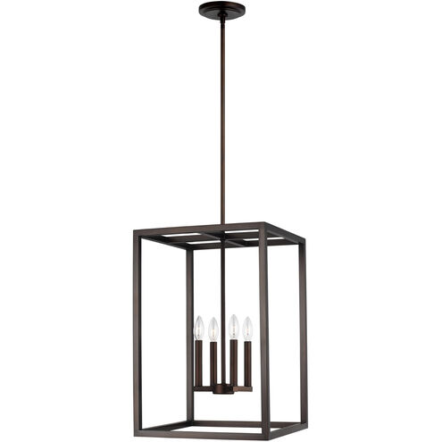 Moffet Street 4 Light 15.5 inch Bronze Foyer Pendant Ceiling Light, Medium