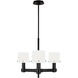 TOB by Thomas O'Brien Palma 3 Light 24.5 inch Aged Iron Chandelier Ceiling Light