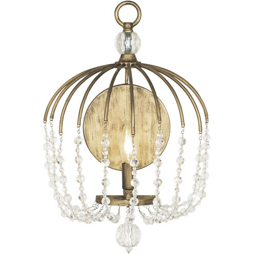 Voliere Sconce Wall Light in Havana Gold