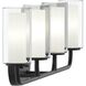 Mack 4 Light 31.5 inch Matte Black Vanity Light Wall Light