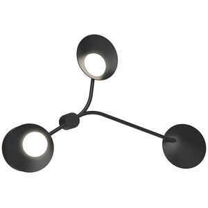 Rotaire LED 16 inch Black Wall Sconce Wall Light