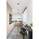 Lucci LED 4.75 inch Black Flush Mount Ceiling Light, Round