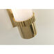 Argon LED 4.25 inch Aged Brass ADA Wall Sconce Wall Light