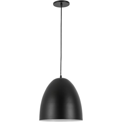 Ofelia 1 Light 11.75 inch Matte Black Pendant Ceiling Light
