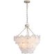 Yep Cascada Pendant Ceiling Light in Cirrus Cloud Glass, 3 Tier