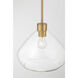 Elaris 1 Light 12.5 inch Legacy Brass Pendant Ceiling Light