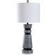 Asha 34 inch 150.00 watt Urban Ebony Table Lamp Portable Light