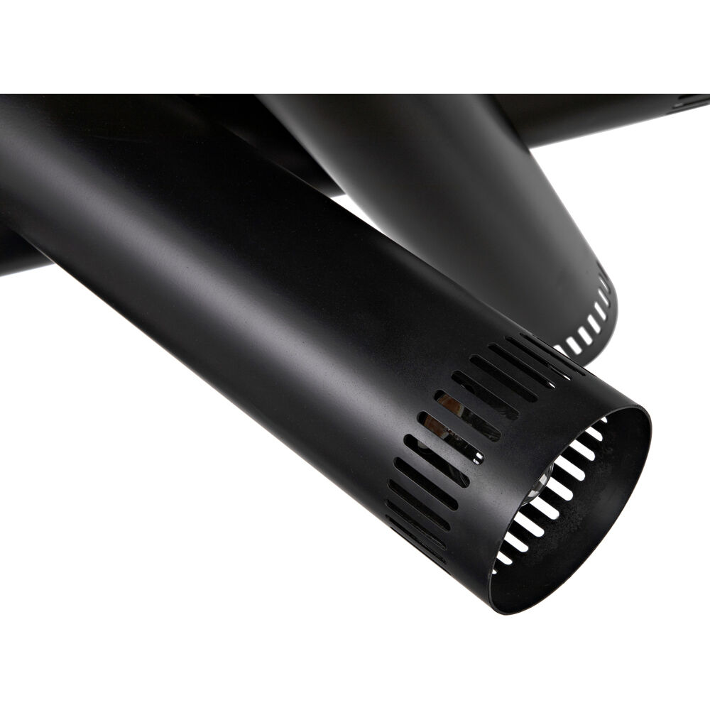 Javelin 6 Light 33 inch Matte Black Chandelier Ceiling Light