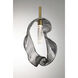 Norah 1 Light 5.5 inch Gold Standard Pendant Ceiling Light in Smoke