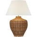 Marie Flanigan Evie 31.75 inch 15.00 watt Natural Wicker Table Lamp Portable Light, Large