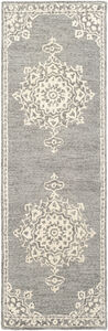 Granada 96 X 30 inch Gray Rug in 2.5 x 8, Runner