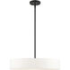 Venlo 4 Light 22 inch Black with Brushed Nickel Accents Pendant Ceiling Light