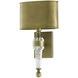 Lindau 1 Light 8.5 inch Antique Brass Wall Sconce Wall Light