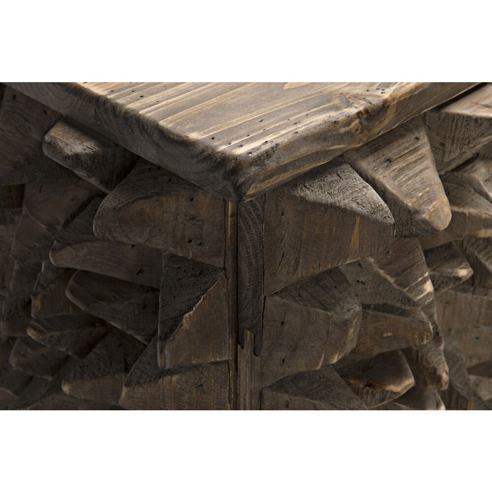 New York 66 X 23 inch Old Wood Sideboard, Petite