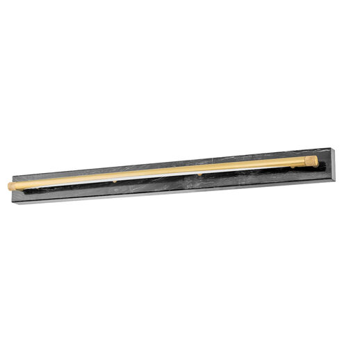 Hayden LED Aged Brass ADA Wall Sconce Wall Light, Large