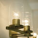 Crosby 3 Light 23 inch Natural Brass Bath Light Wall Light