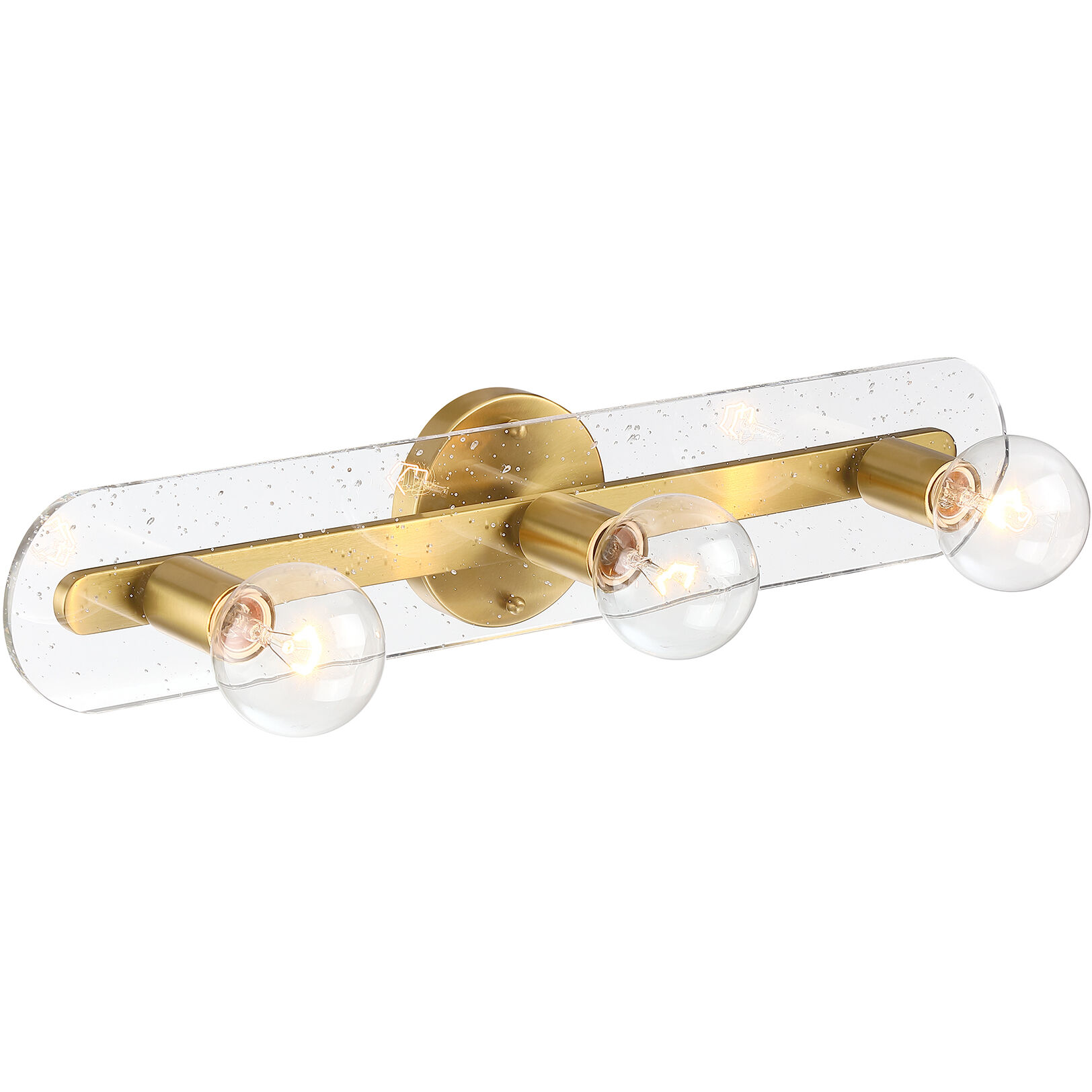 Demi 3 Light 24 inch Brushed Gold Vanity Light Wall Light