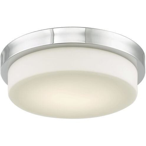 Step LED 12.8 inch Chrome Flush Mount Ceiling Light