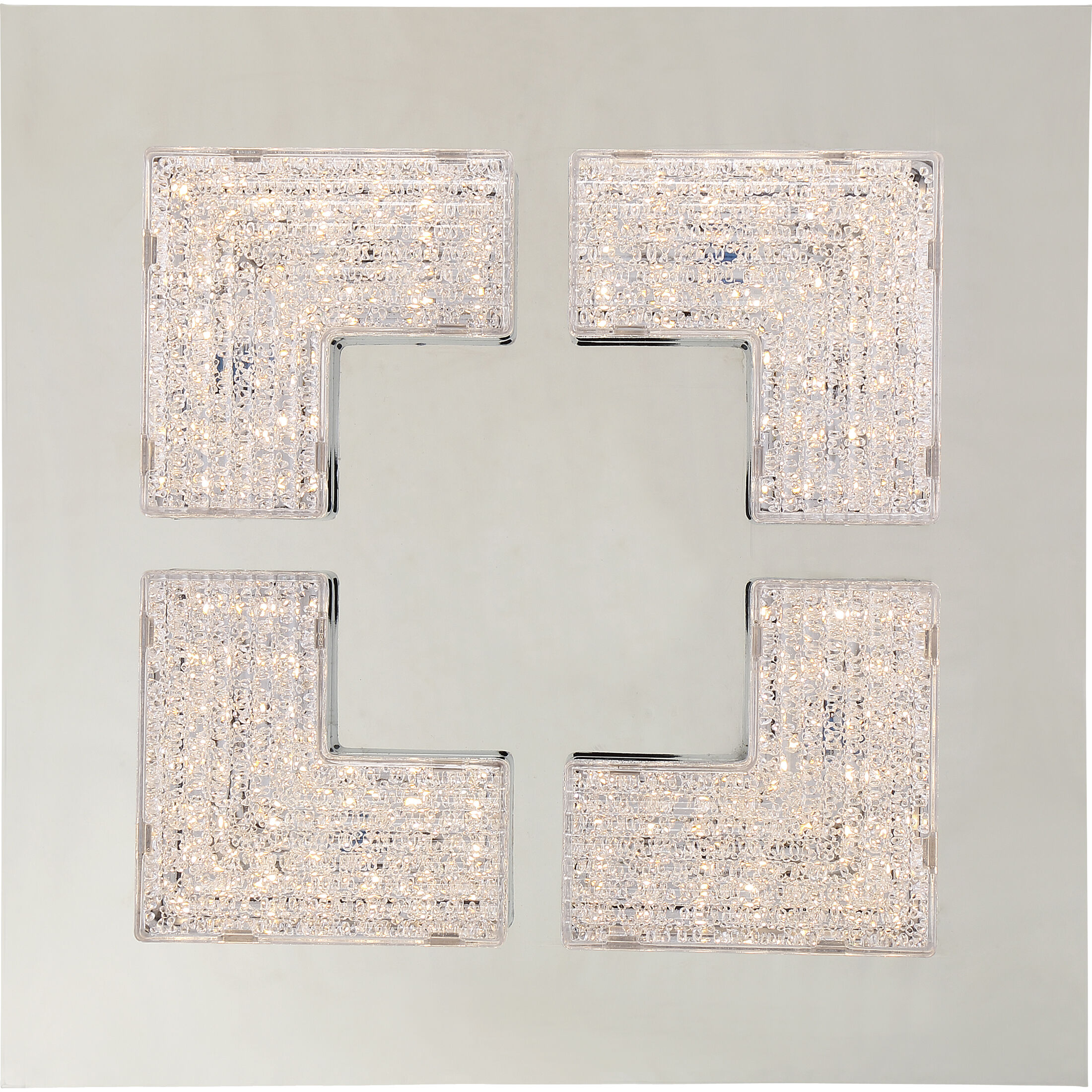 Lunette LED 10.5 inch Polished Chrome Flush Mount Ceiling Light