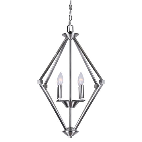 Signature 4 Light 20.5 inch Brushed Nickel Foyer Pendant Ceiling Light