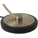 Luna Bella 15 inch 9 watt Weathered Brass Table Lamp Portable Light