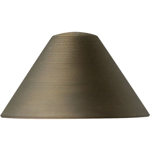 Hardy Island 12v 1.50 watt Matte Bronze Landscape Deck Sconce, Triangular